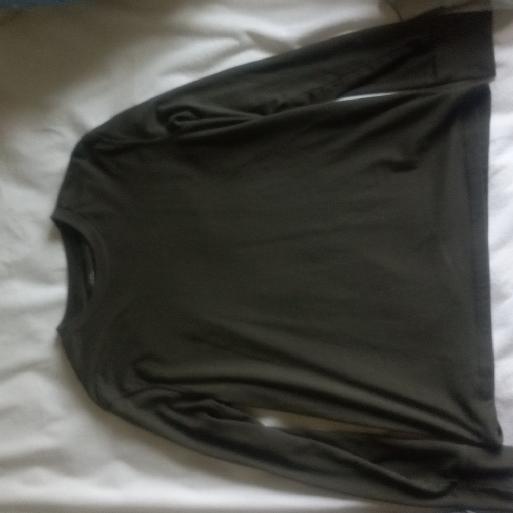 Mens Green Long Sleeve Shirt